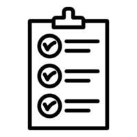 Checklist and education icon concept vector