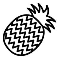 Pineapple and fruit icon concept vector