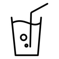 Cold drink and refreshment icon concept vector