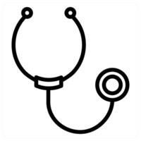 Stethoscope icon concept vector