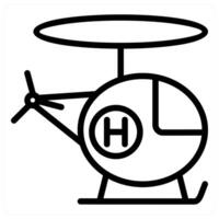 Air Ambulance icon concept vector
