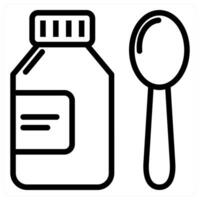 Syrup icon concept vector