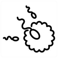 Sperm icon concept vector
