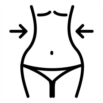 Weight Lose icon concept