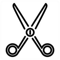 Scissor icon concept vector