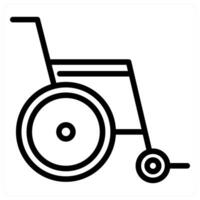 Wheel Chair icon concept vector