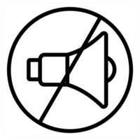 No sound icon vector