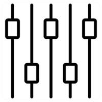 Music Settings and music icon concept vector