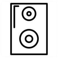 Speaker and music icon concept vector