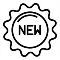 New Badge and award icon concept vector