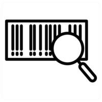 Scan Bar Code icon concept vector