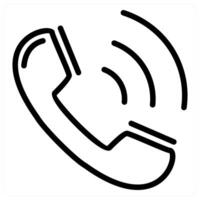 Calling and communication icon concept vector