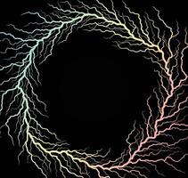 Background with lightning. vector