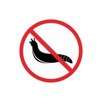 prohibited and dangerous signs. leech danger. it is forbidden to bring leech vector