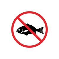 prohibited and dangerous signs. snapper danger. it is forbidden to bring snapper vector