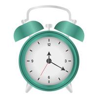 Vintage Alarm Clock Reminder. Alarm Clock Device Element. Alarm Clock Technology Icon. vector