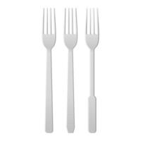 Cutlery White Fork. Dinner Fork Element. Kitchen Utensils Fork Icon. vector