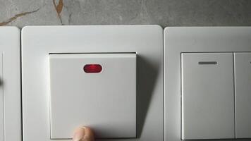 How to operate a modern electrical switch video