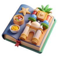 Culinary Adventure A Book of Global Dishes and Architecture png