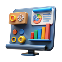 Data Visualization Dashboard Charts, Graphs Key Metrics png
