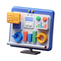 Interactive Data Dashboard Visualizing Business Performance png