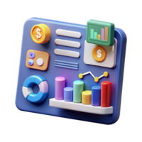 Financial Data Dashboard Visualizing Key Metrics png