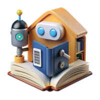 AI-Powered Smart Library Book Automation and Digital Access png