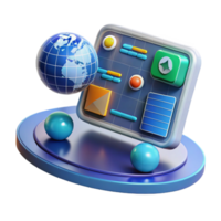 Global Project Management Dashboard Visualizing Worldwide Operations png