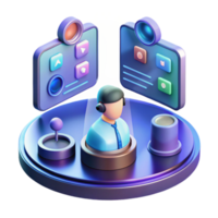 Interactive User Interface Design A 3D Visualization png