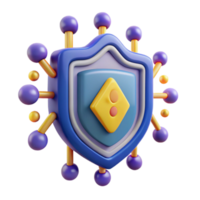 Network Security Shield Protecting Data with Advanced Technology png