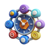 Time Management Clock, Productivity, Scheduling, Organization, Efficiency, Planning, Strategy, Goals, Task, Calendar png