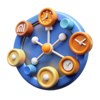 Time Management System Visualizing Efficiency Productivity png