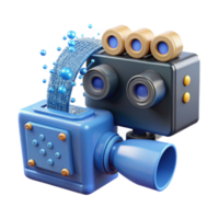 Digital Data Stream Robotic Camera Processing png