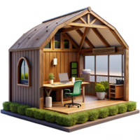 Outdoor Home Office Shed Design Ideas for a Backyard Workspace png