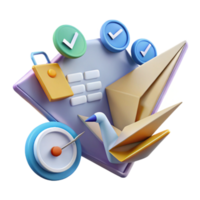 Efficient Task Management Checklist, Time Tracking, Secure Messaging png