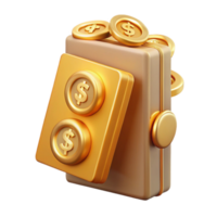 Gold Coin Savings Secure Digital Wallet png