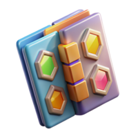 3D Colorful Hexagon Puzzle Game png