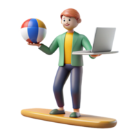Summer Fun Balancing Work and Play png