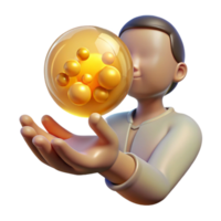 Exploring Cellular Structures A 3D Model png