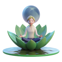 Mindfulness Meditation Lotus Pose Inner Peace png