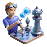 Strategic Game 3D Chess AI Virtual Reality png