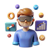 VR User Interface Design Immersive 3D Experience png