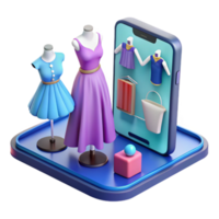Online Fashion Dresses, Mobile Shopping, Retail png