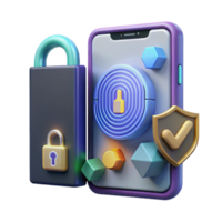 Mobile Security Enhanced Phone Protection and Data Encryption png