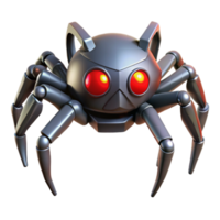 Mechanical Spider Robot 3D Render of Eight-Legged Automaton png