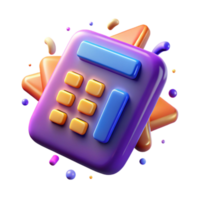 Digital Calculator App Simple, Fast Math png