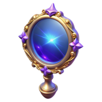 beautiful rustic Magical 3D Mirror Illustration Fantasy Realm Reflection exclusive png
