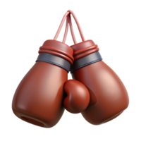 elegant classic 3D Render of Boxing Gloves premium png