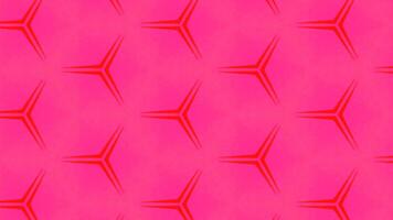 Abstract pink geometric pattern with hexagonal shapes and three-way intersections video