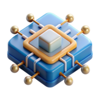 Abstract Network Hub Interconnected System Design png